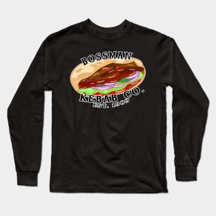 Bossman kebab company British takeaway kebabs Long Sleeve T-Shirt